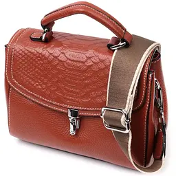 Сумка з натуральної шкіри з цікавою клямкою Vintage 19х15х9 см sum0029040 - мініатюра 2