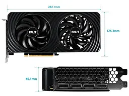 Відеокарта Palit RTX 5050 8GB Dual (NE65050019P1-GB2070D) (GDDR6, 128 bit, PCI-E v5.0 x16) - мініатюра 6