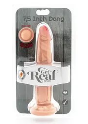 Фалоімітатор ToyJoy Dual Density Dong 7.5 inch, 19 см (тілесний) - мініатюра 3