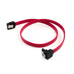Кабель для передачі даних SATA 0.45m corner Vinga (VCPSATA45CN) - мініатюра 2