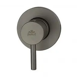 Змішувач для душу Paffoni Light Ø70 мм mercury grey LIG010MG70, Сірий