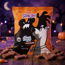 Печиво Kellogg's SCOOBY-DOO! Halloween Chocolate 28г - мініатюра 2