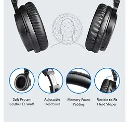 Бездротові навушники Oneodio Studio Wireless Pro C black - мініатюра 6