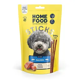 М'ясна соломка з лосося - ласощі для собак Home Food 80 г