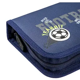Пенал шкільний Yes одинарний з клапаном Football HP-03 - мініатюра 5