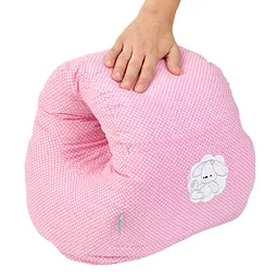 Подушка для годування Papaella Mini Горошок, 28х30 см, рожевий (8-31999) - мініатюра 7