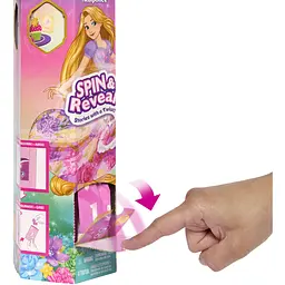 Лялька-сюрприз Disney Princess Рапунцель Крути та прояви (HTV86) - мініатюра 4