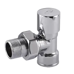 Кран вентильний кутовий з американкою Solomon 3/4″ chrom 1845 000002162