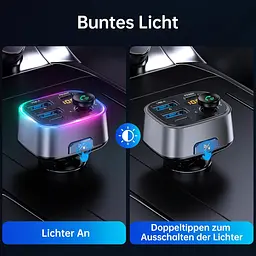 FM-трансмітер SYNCWIRE Bluetooth 5.3 з автозарядкою 48W та LED дисплеєм - мініатюра 3