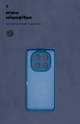 Чехол ArmorStandart ICON для Xiaomi Redmi Note 14 Pro 5G / Poco X7 Camera cover Dark Blue (ARM79828) - мініатюра 4