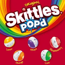 Конфеты Skittles Pop'd Original Freeze Dried Candy 50г - миниатюра 3