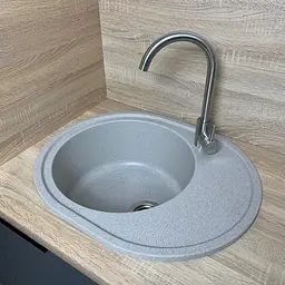 Кухонна мийка Adamant Vast 610x495x200 terra 100001496, Тера - мініатюра 4
