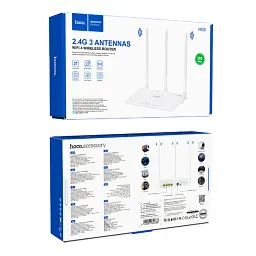 Роутер маршрутизатор Hoco HI30 WiFi4 Wireless Router EU - мініатюра 8