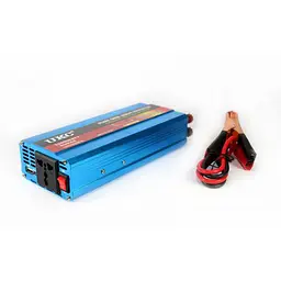 Автоінвертор-перетворювач напруги з чистою синусоїдою 12 V у 220 V AC/DC 600 W UKC - мініатюра 5