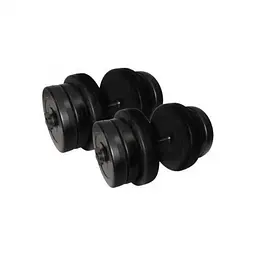 Гантелі Newt 2 шт. по 20,5 кг Чорний (ML-144-K-12)