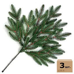Гілка ялинки штучна Hvoya Classic зелена 60 см 3 шт.