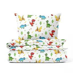 Дитяча постіль Cosas Colorful Dino без простирадла 110х140 см (DinoBabyColor_140_2)