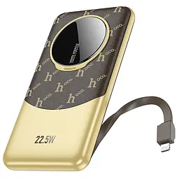 Портативний ЗП Power Bank Hoco Q29 Nobility 22.5W+PD20W + Lightning 10000 mAh Brown