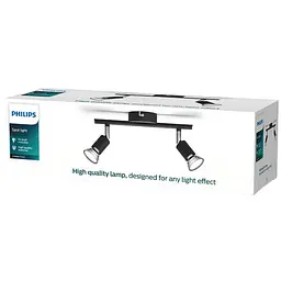 Cвітильник Philips Limbali bar/tube black 2x50W 230V стельовий/настінний акцентного освітлення (929003253201) - мініатюра 2