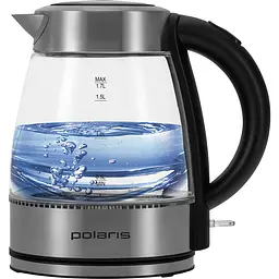 Електрочайник Polaris PWK 1764 CGL Black - мініатюра 2