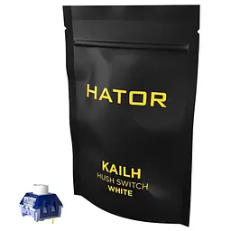 Набір механічних перемикачів HATOR Hotswap Switch Kailh Hush White 10 шт. (HTS-107) - мініатюра 2