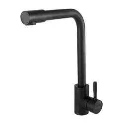 Змішувач для кухні Globus Lux Alpen SUS-403-BB Чорний матовий - мініатюра 2