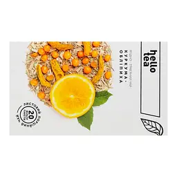 Чай Hello Tea Куркума - Обліпиха 20 пак 50 г - мініатюра 3