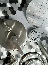 Душова система прихованого монтажу Rea Ontario + BOX nikiel brushed REA-P5503 - мініатюра 5