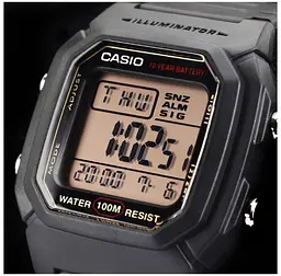 Годинники чоловічі кварцево-електронні спортивні стильні оригінал Casio W-800HG-9AVEF (модуль №3240, 3092) - мініатюра 2