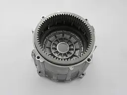 Статор двигуна з корпусом редуктора подрібнювача гілок Makita UD2500 (YA00000700) - мініатюра 2