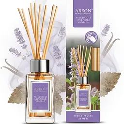 Аромадифузор для дому та офісу Areon Home Perfume Lux Vanilla Пачулі Лаванда Ваніль 85 мл (PS5)