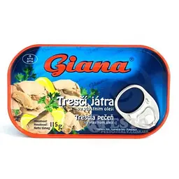 Печінка тріски Giana Tresci jarta 115г.