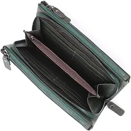 Красивий шкіряний гаманець на три відділення ST Leather 20,5х10,5х3 см acs0029660 - мініатюра 6