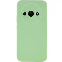 Чохол Silicone Cover Lakshmi Full Camera (AAA) для Xiaomi Redmi A3 М'ятний / Mint