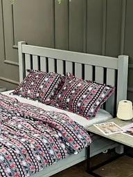 Постільна білизна полуторна Dushka Home Сатин Плюш 21457 160х215 см - мініатюра 3
