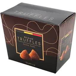 Цукерки трюфелі Belgian Truffles Chocolates Extra Dark з какао-порошком 150 г - мініатюра 2