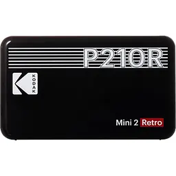 Портативний фотопринтер Kodak P210R Mini 2 Retro Black [127093]