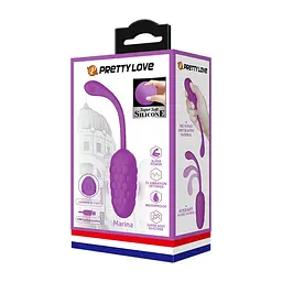 Віброяйце Pretty Love Marina 19.7 см фіолетовий - мініатюра 6