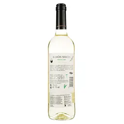 Вино Baron Simon Blanco AOC, біле, сухе, 0,75 л - мініатюра 2