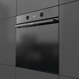 Духова шафа електрична Gorenje 77 л A+ пара дисплей піроліз чорний - мініатюра 8