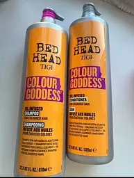 Набір шампунь і кондиціонер для фарбованого волосся TIGI Bed Head Colour Goddess по 970 мл - мініатюра 3
