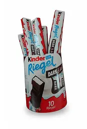 Шоколадні батончики Kinder Riegel Dark & Mild 10 шт х 21 г - мініатюра 5