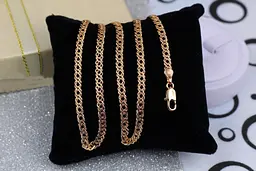 Цепь Xuping Jewelry ромб с огранкой 60 см 4 мм золотистая
