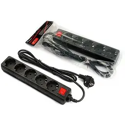 Фільтр живлення FrimeCom 5 розеток, 1.8 м, чорний (FC-B2005W 1.8 B)