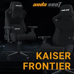Крісло для геймерів Anda Seat Kaiser Frontier Size XL Black Fabric (AD12YXL-17-B-F-B02) - мініатюра 9