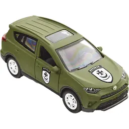 Машинка TechnoDrive серії Шеврони Героїв TOYOTA RAV4 "БУРЕВІЙ" - мініатюра 7