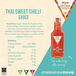 Соус Cottage Delight Thai Sweet Chilli 220 г - мініатюра 4