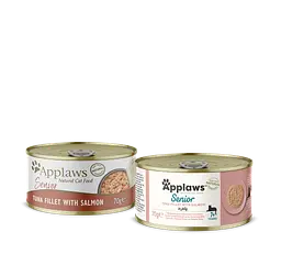 Консервований корм для літніх котів Applaws Senior Tuna Fillet with Salmon з тунцем та лососем 70 г - мініатюра 4