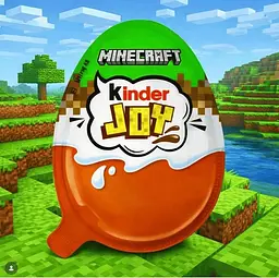 Шоколадні яйця Kinder Joy Minecraft 24 шт * 20 г