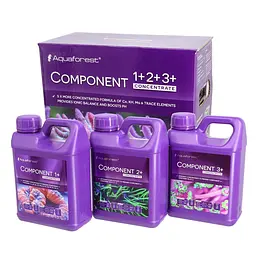 Мікро і макроелементи для морського акваріуму Aquaforest Component Concentrate 1+2+3+, 3x1 л - набір для методу Баллінга - мініатюра 1